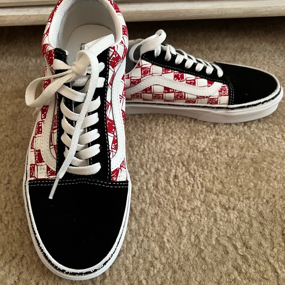 Vans Old Skool ‘Red Checkerboard’ - Picture 1 of 5